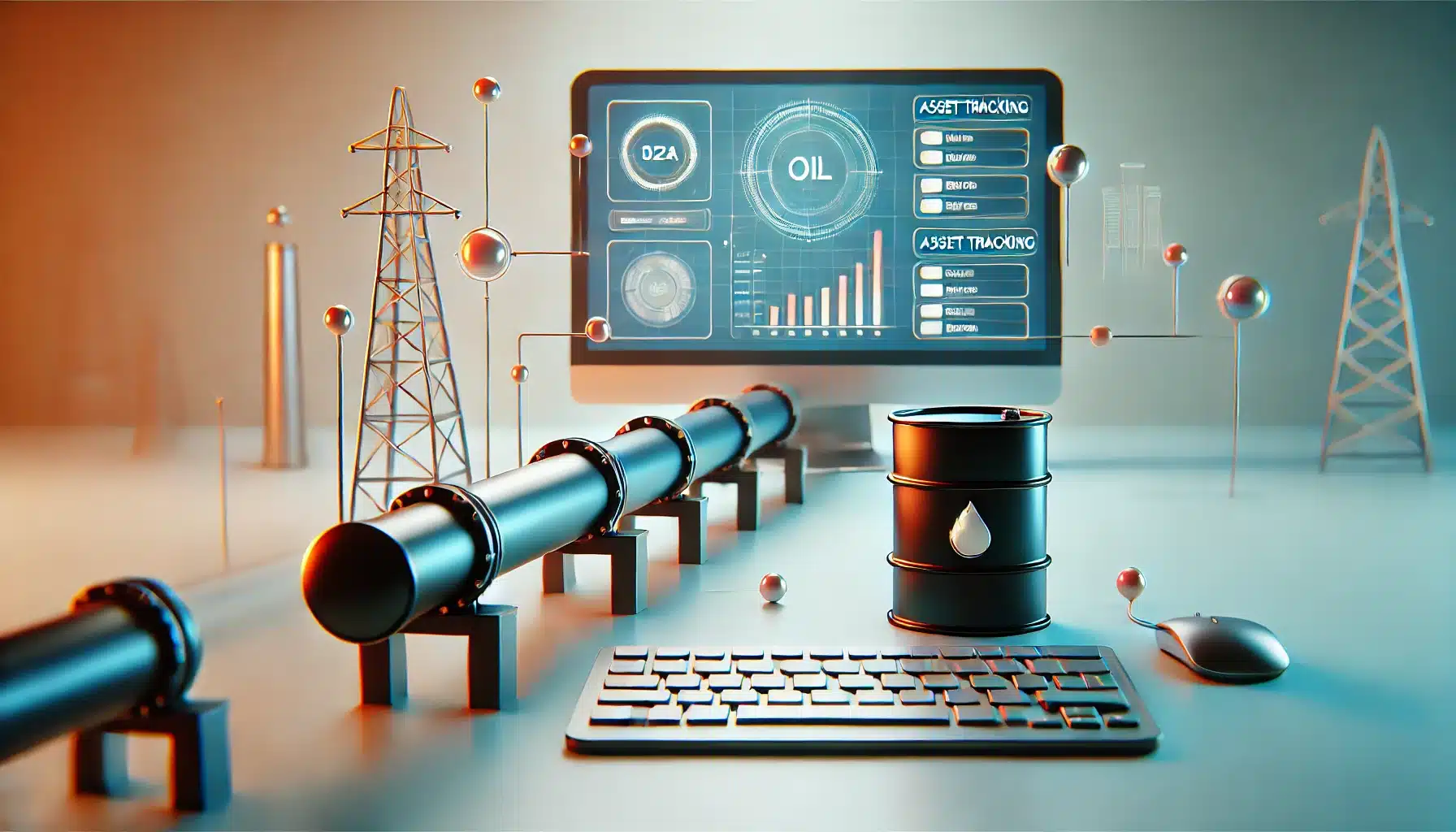 Oil & Gas Risk Alert Hologram
